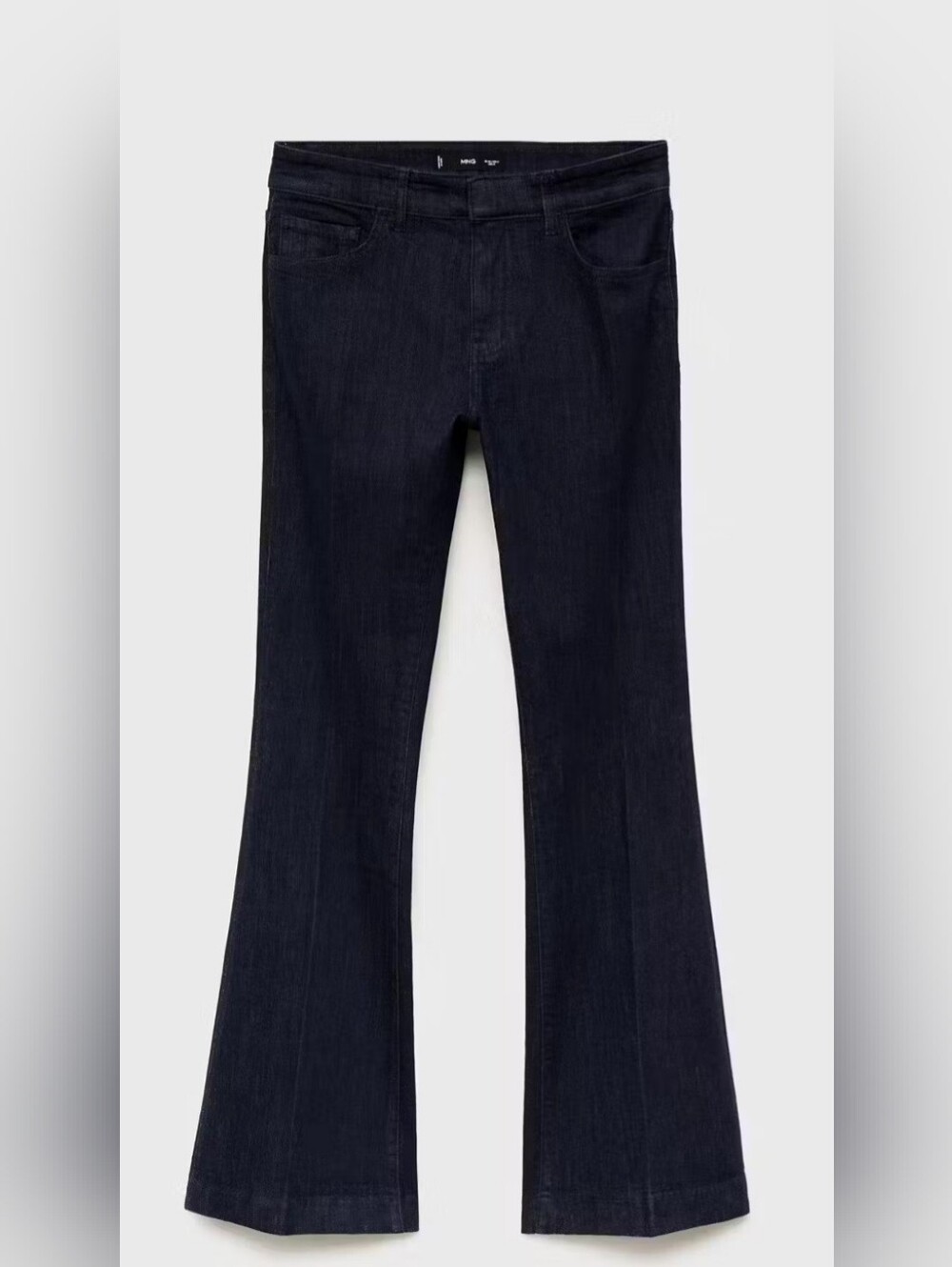 Mango Flare jeans mid rise rinse wash